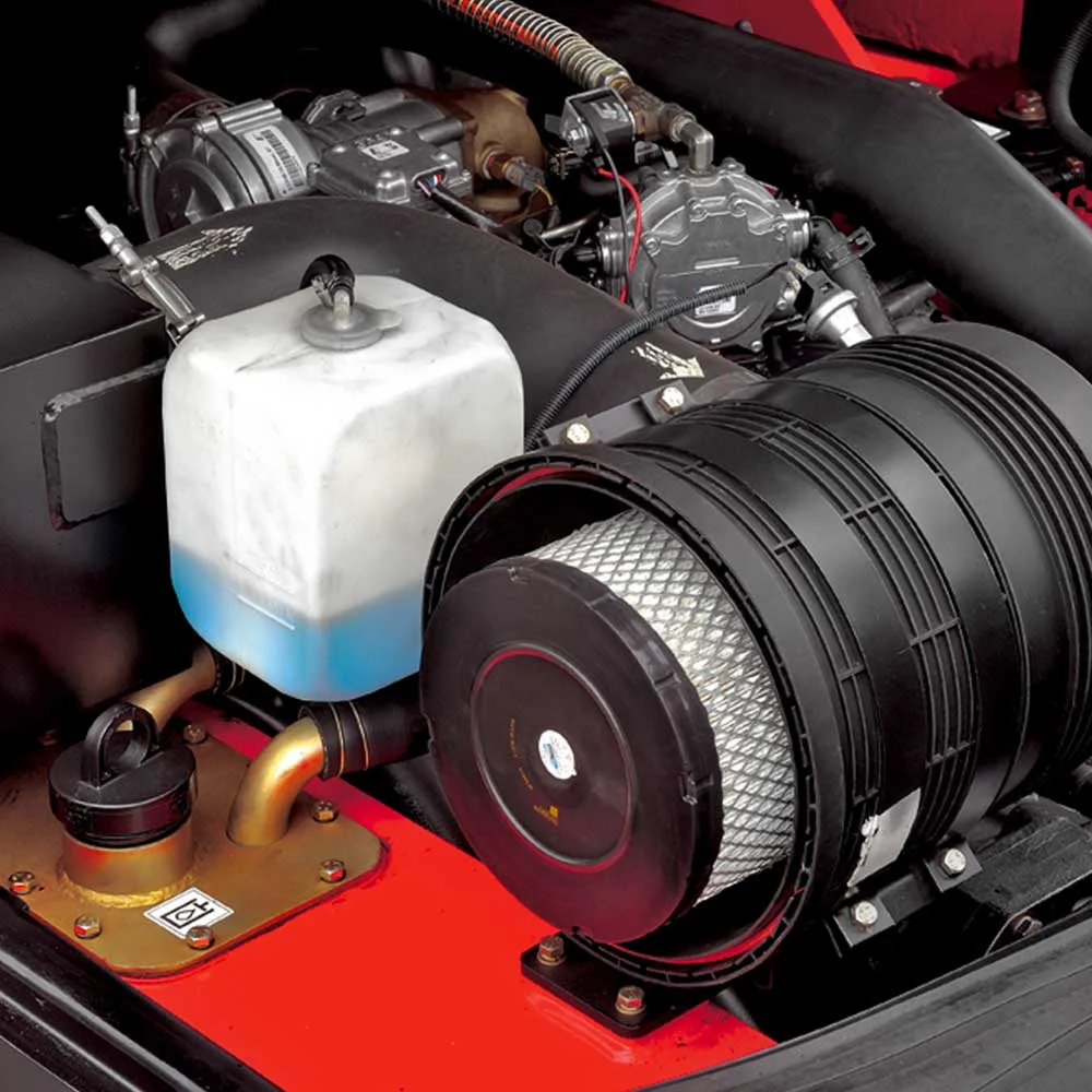 Dyzelinis dujinis krautuvas vidus