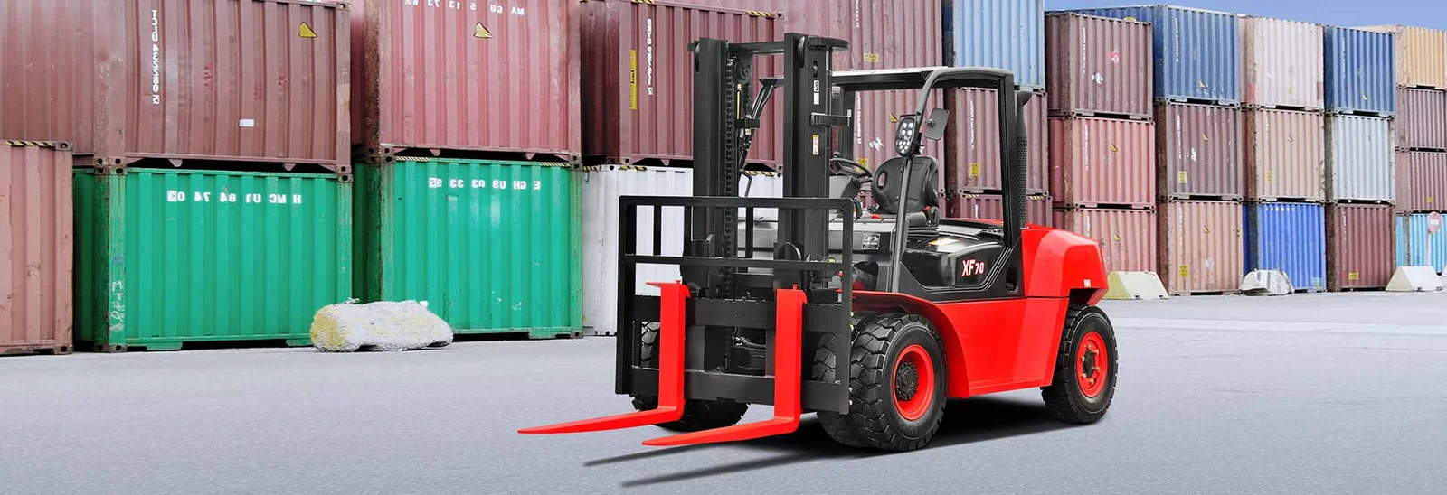 Dyzelinis šakinis krautuvas 5-7t