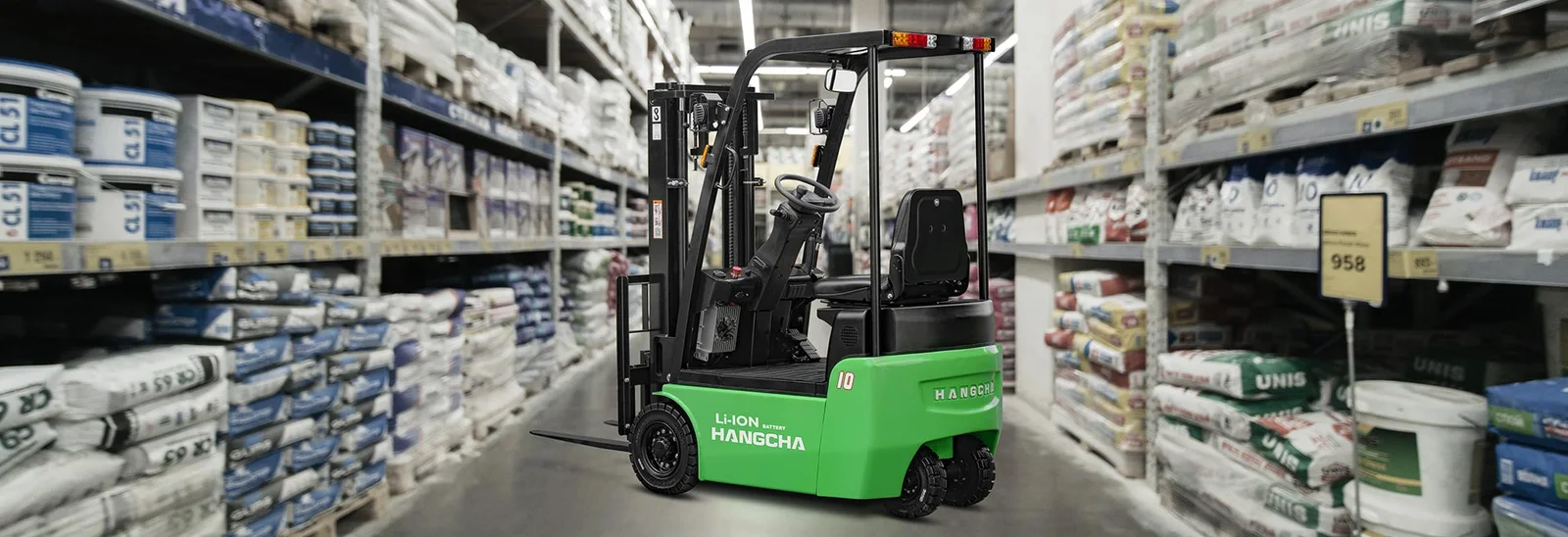 Triratis 0.6-1t elektriniai šakiniai mini krautuvai